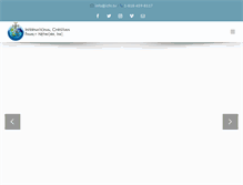 Tablet Screenshot of icfn.tv